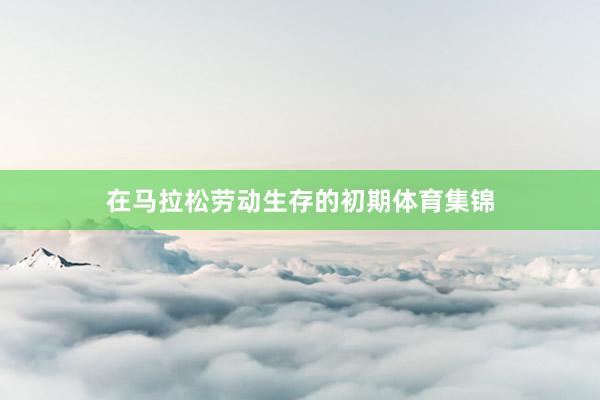 在马拉松劳动生存的初期体育集锦