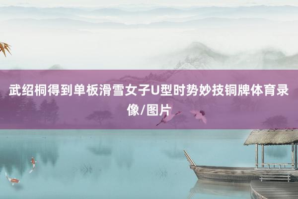 武绍桐得到单板滑雪女子U型时势妙技铜牌体育录像/图片