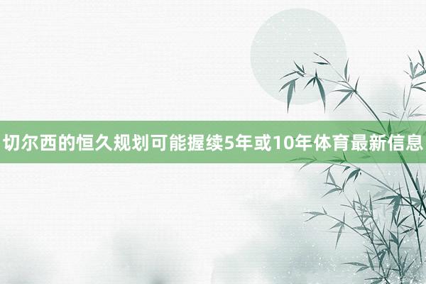 切尔西的恒久规划可能握续5年或10年体育最新信息