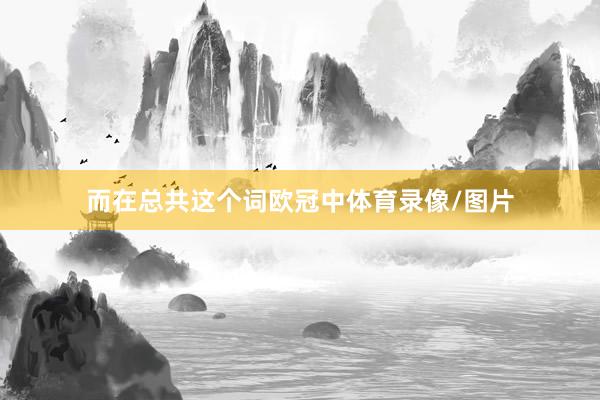 而在总共这个词欧冠中体育录像/图片